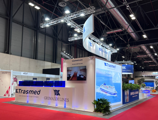 diseño de stand para Grimaldi en Fitur